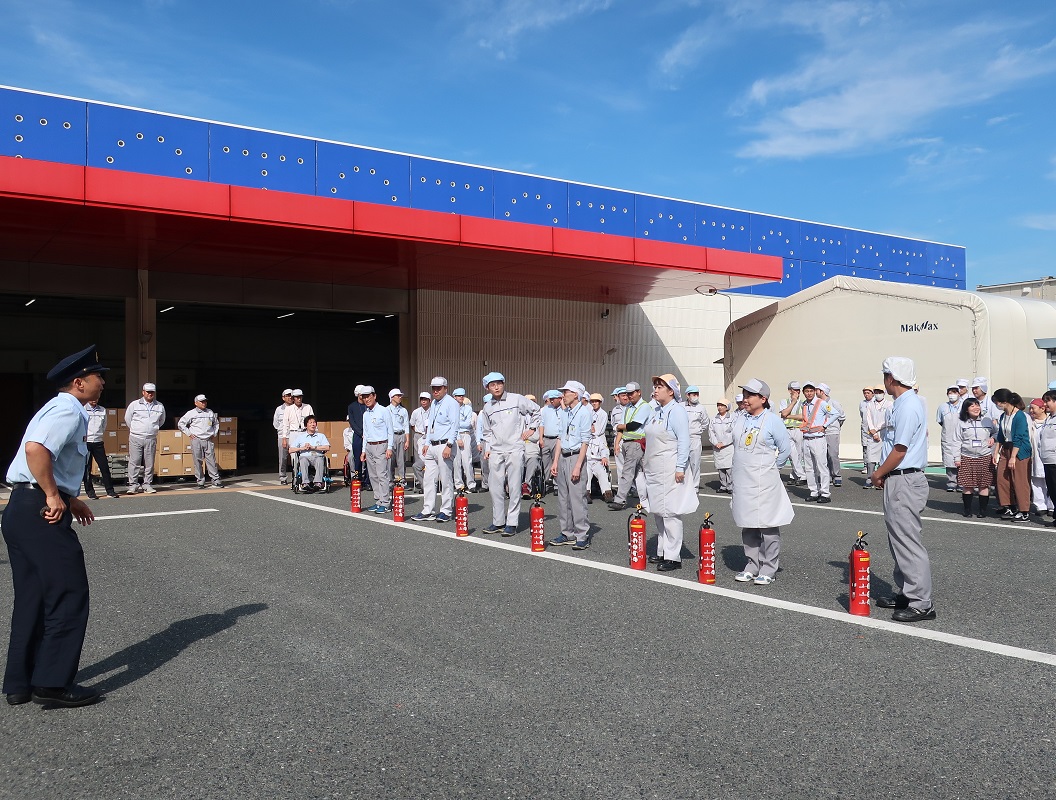 防災訓練の様子